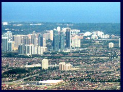 Mississauga from the plane 